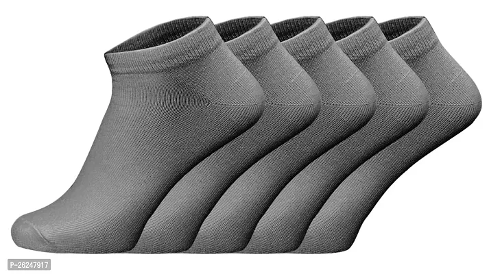 Stylish Unisex Ankle Length Sneaker Low Cut Cotton Socks Pack Of 5