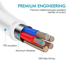 Lightning Cable 5A 1M Pvc Braided Fast Charge High Speed Data Transmission Y229 1 M Lightning Cable-thumb1