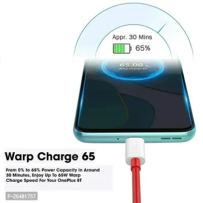 65W One-Plus Dash Warp Charge Cable 1 M Usb Type C Cable-thumb2