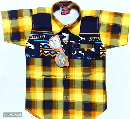 Stylish Multicoloured Cotton Printed Shirts For Boys-thumb0