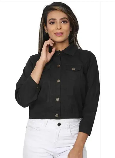 Stylish Solid Jackets Jacket For Women