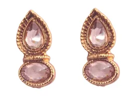Stylish Gold Alloy Crystal Jewellery Set For Women-thumb4