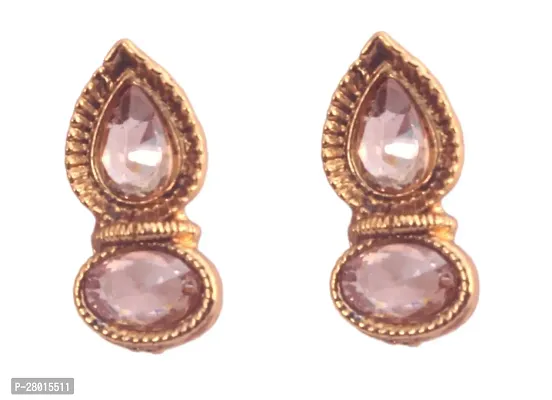 Stylish Gold Alloy Crystal Jewellery Set For Women-thumb5