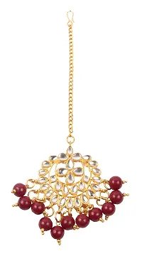 Stylish Gold Alloy Onyx Pearl Jewellery Set For Women-thumb3
