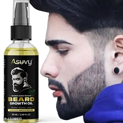 Asuvy Beard Oil For Beard Hair Growth and Moustache for Men Beard  Hair Oil&nbsp;&nbsp;(50 ml)-thumb0
