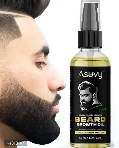 Asuvy Beard Growth,No Harmful Chemicals ,Hair Oil&nbsp;&nbsp;(50 ml)