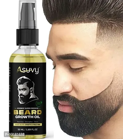 Asuvy Beard Growth Oil For Men and Boys Specially for Mooch, Beard  Dadhi Growth Hair Oil (50 ml)