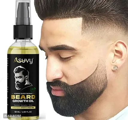 Asuvy advanced fast beard grow oil for healthy  str