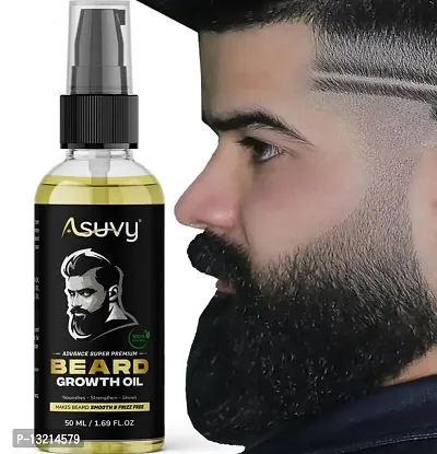 Asuvy Beard Hair Growth - Beard Booster Oil with 100% Natural Herbs Hair Oil  (50 ml)