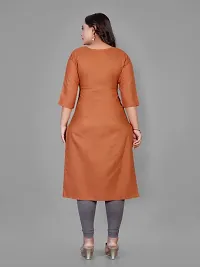 Fancy Cotton Emboidered Straight Kurti-thumb3