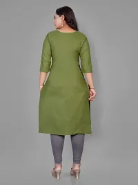 Fancy Cotton Emboidered Straight Kurti-thumb3