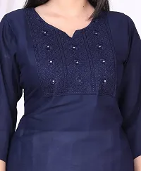 Stylish Rayon Embroidered Kurti-thumb1