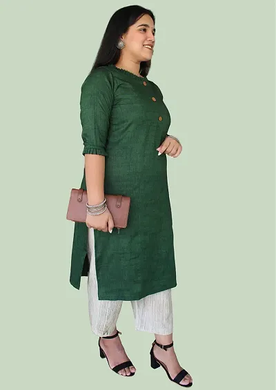 Buy SINDOORI Womens Ruffle Neck  Ruffle Sleeves Kurti Bell Sleeves from S  to 6XL Plus Size 14 Solid Colours Kurta  Lowest price in India GlowRoad