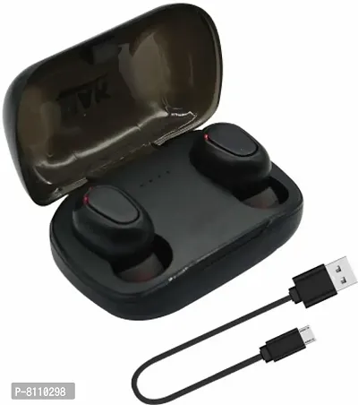 L21 Bluetooth Headset  (Black, True Wireless)-thumb0