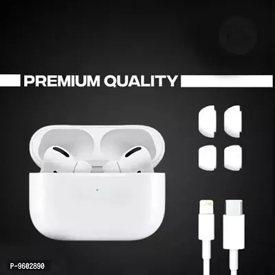 Airpods Pro With Wireless Charging Case Ahp1 Bluetooth Headset White True Wireless-thumb0
