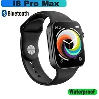 I8 Pro Max Series 8 Smart Watch Full Screen -Silver-thumb1