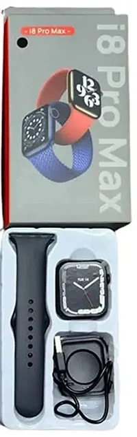 I8 Pro Max Series 8 Smart Watch Full Screen -Silver-thumb4