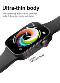 i8 Pro Max series 8 Smart Watch Full Screen Smartwatch, Voise Assistant, Amoled Display(Black, Watch Series 8)-thumb3