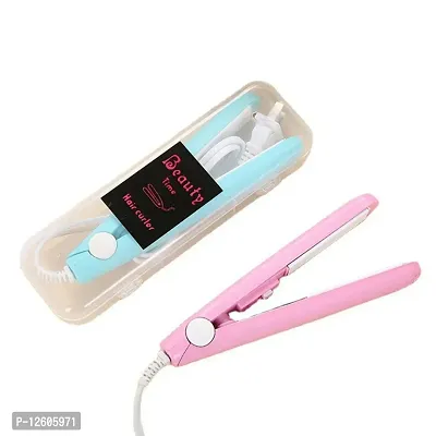 women Beauty Mini Professinoal mini straightener (PINK COLOR)-thumb0
