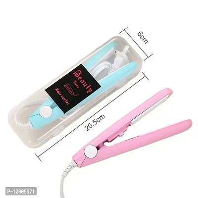 women Beauty Mini Professinoal mini straightener (PINK COLOR)-thumb2