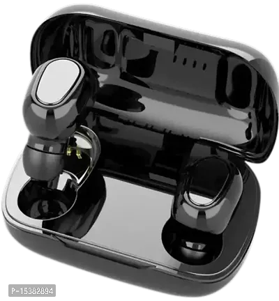 Bluetooth Earbuds Earphones Headphones Tws L21 5 0 Mini Stereo Earbud Sport Headset Sound Built In Michonne Black Color-thumb2