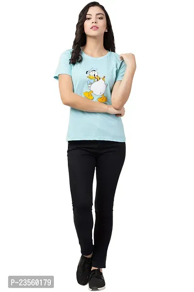 DEEPMAYRA COLLECTION Women's Duck Printed T-Shirts-thumb5