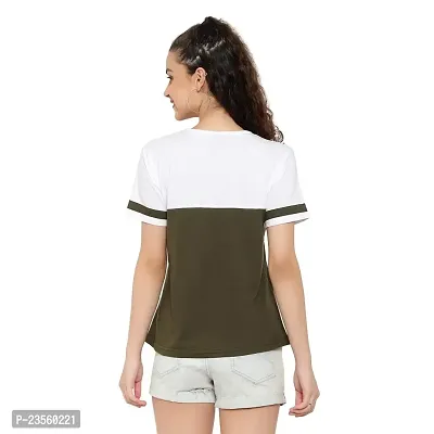 Deepmayra collection Women's Color Block T-Shirts-thumb6