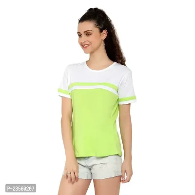 Deepmayra collection Women's Color Block T-Shirts-thumb0