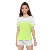 Deepmayra collection Women's Color Block T-Shirts-thumb1