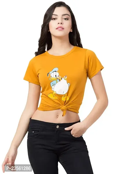 DEEPMAYRA COLLECTION Women's Duck Printed T-Shirts