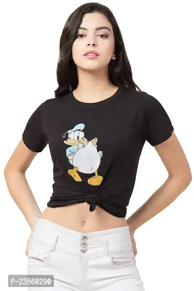 DEEPMAYRA COLLECTION Women's Duck Printed T-Shirts