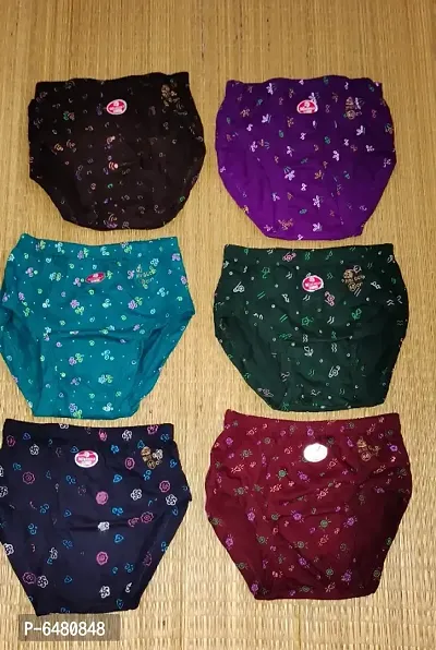 Baby Panties combo ( pack of 6) ( size - 60 cm )