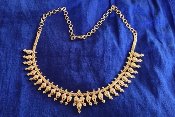 Light Weight Mango Necklace | Art of Gold Jewellery, Coimbatore