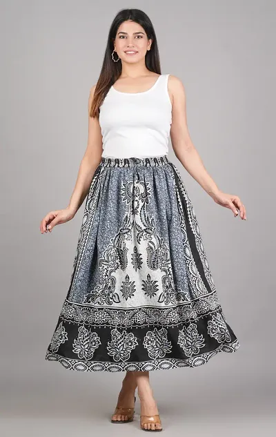 Fancy Printed Long Skirt