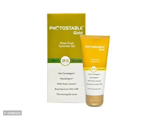 Gold Matte Finish Sunscreen Gel Spf 55 , 50 Gm