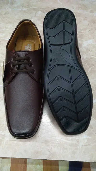 Stylish Synthetic Solid Formal Shoes For Men