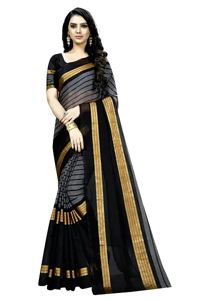 Must Have Cotton Silk Saree with Blouse piece 