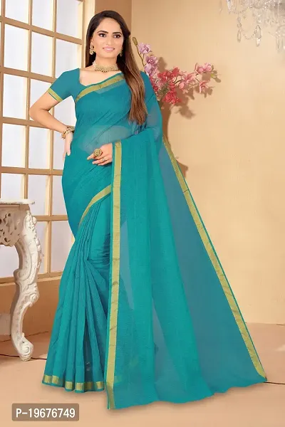 Women Stylish Art Silk Self Pattern Saree with Blouse piece