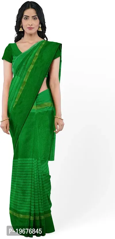 Women Stylish Cotton Silk Printed Saree with Blouse piece