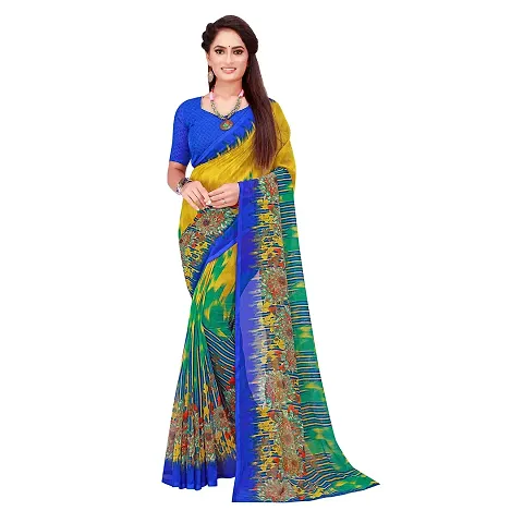 Todaydeal Georgette saree with Blouse