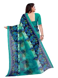 Stylish Georgette Multicoloured Printed Saree With Blouse Piece For Women Pack Of 2-thumb3