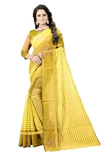 Women Stylish Cotton Silk Printed Saree with Blouse piece-thumb3