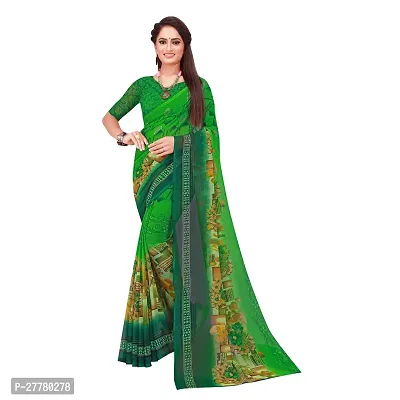 Stylish Georgette Multicoloured Printed Saree With Blouse Piece For Women Pack Of 2-thumb3