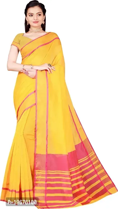 Women Stylish Georgette Solid Saree with Blouse piece-thumb0