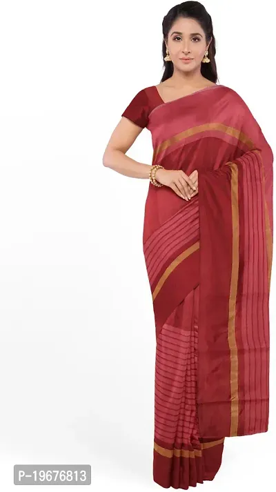 Women Stylish Cotton Silk Printed Saree with Blouse piece