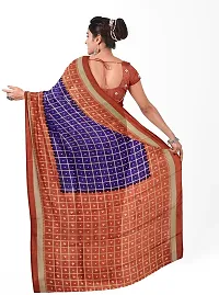 Women Stylish Art Silk Printed Saree with Blouse piece-thumb2