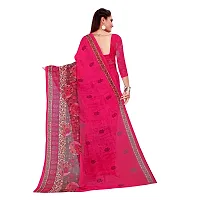 Stylish Pink Georgette Saree with Blouse piece For Women-thumb3