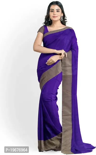 Women Stylish Cotton Silk Printed Saree with Blouse piece-thumb0