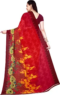 Stylish Fancy Georgette Daily Wear Printed Saree With Blouse Piece For Women Pack Of 2-thumb3