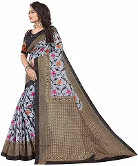 Stylish Fancy Georgette Bollywood Solid Saree With Blouse Piece For Women-thumb2
